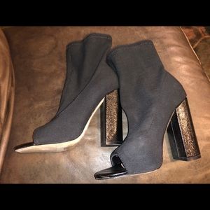 Mix No. 6 Black Mesh Booties